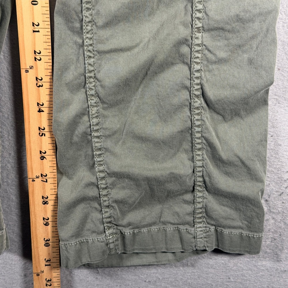 Hollister Womens Low Rise Baggy Cargo Pants Olive Green w23L 000L Y2K Utility - Picture 6 of 14